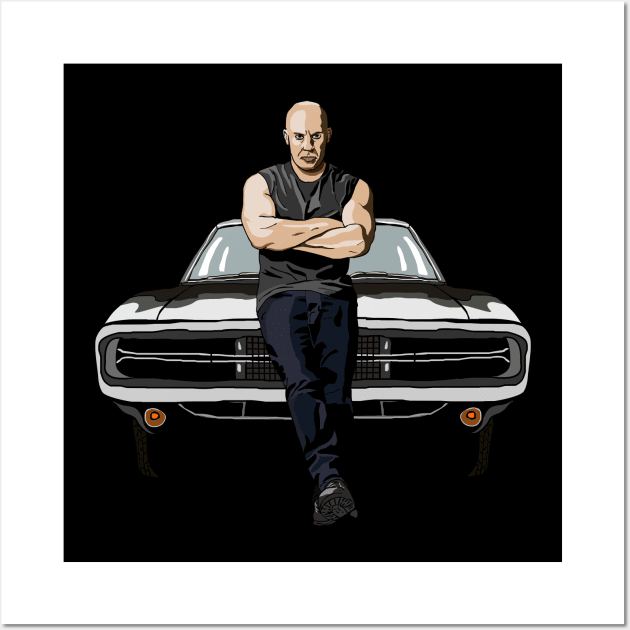 Domenic Torento's Dodge Charger Wall Art by d1a2n3i4l5